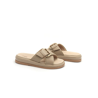 FYOR Flat Sandal #color_beige