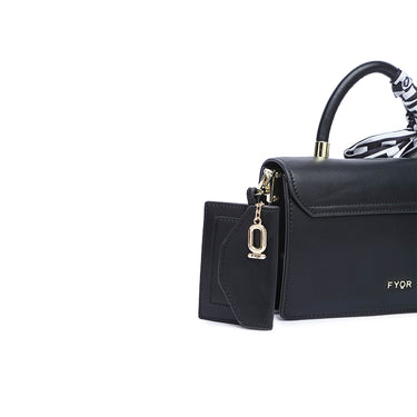 FYOR Top Handle Bag #color_black