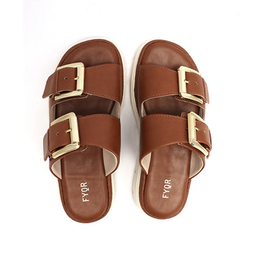 FYOR Flat Sandal #color_tan