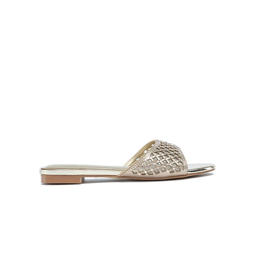 FYOR Flat Sandal #color_gold