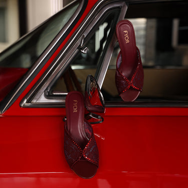 FYOR Box Heel #color_burgundy