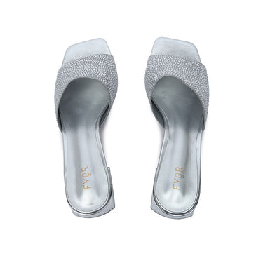 HL 158 Luxury Mule #color_silver