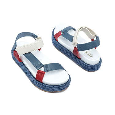 FYOR Flat Sandal #color_navy