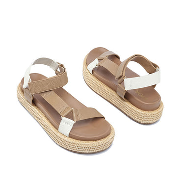 FYOR Flat Sandal #color_taupe