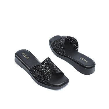 FYOR Flat Sandal #color_black