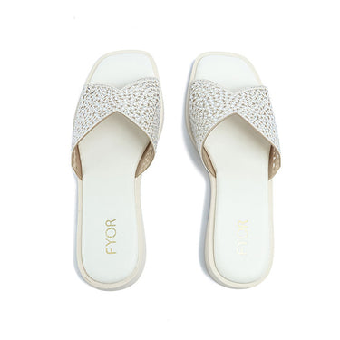 FYOR Flat Sandal #color_white