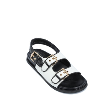 FYOR Flat Sandal #color_black