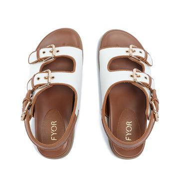 FYOR Flat Sandal #color_brown