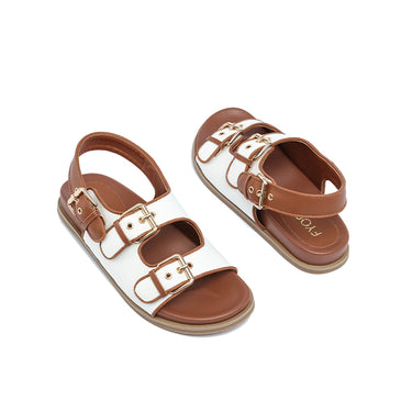FYOR Flat Sandal #color_brown
