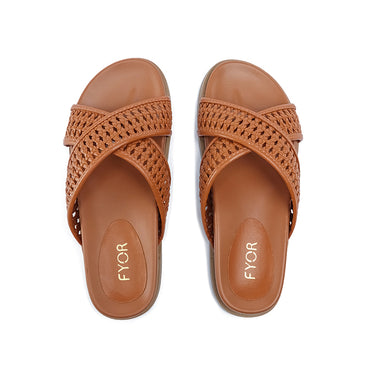 FYOR Flat Sandal #color_tan