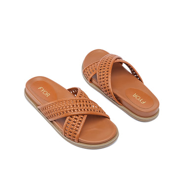 FYOR Flat Sandal #color_tan
