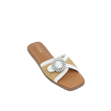 FYOR Flat Sandal #color_white