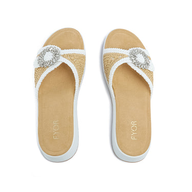 FYOR Flat Sandal #color_white