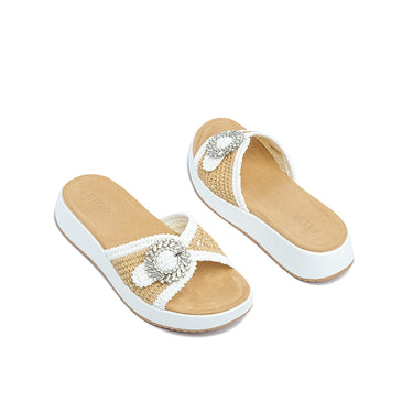 FYOR Flat Sandal #color_white