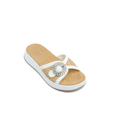 FYOR Flat Sandal #color_white