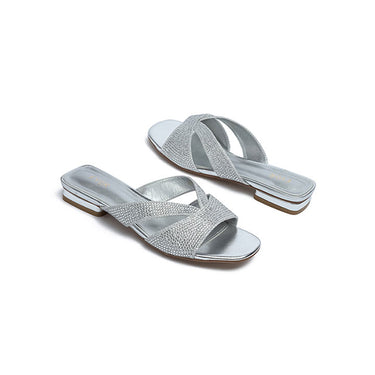 Fyor BB 43 Flat sandal #color_silver