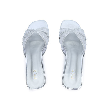 FYOR Flat Sandal #color_silver
