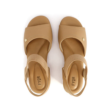 FYOR Flat Sandal #color_beige