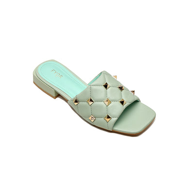 FYOR Flat Sandal #color_green