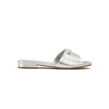 Fyor HL 167 Flat Sandal #color_silver