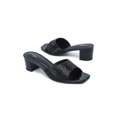 Fyor HL 172 Box Heel #color_black-croco