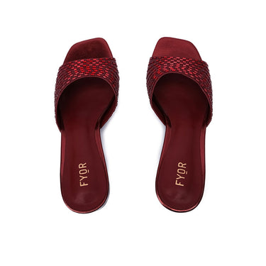 Fyor HL 172 Box Heel #color_maroon
