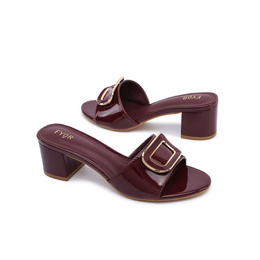 FYOR Box Heel #color_burgundy