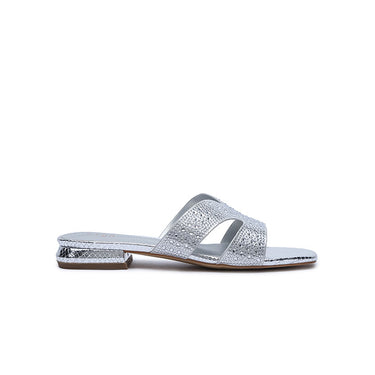 FYOR Flat Sandal #color_silver