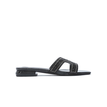 FYOR Flat Sandal #color_black