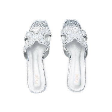 FYOR Flat Sandal #color_silver