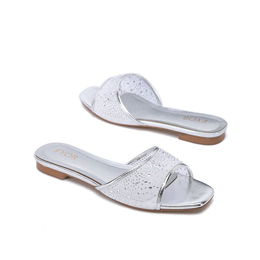 FYOR Flat Sandal #color_silver