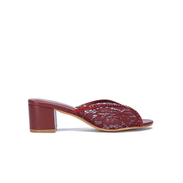 FYOR Box Heel #color_burgundy