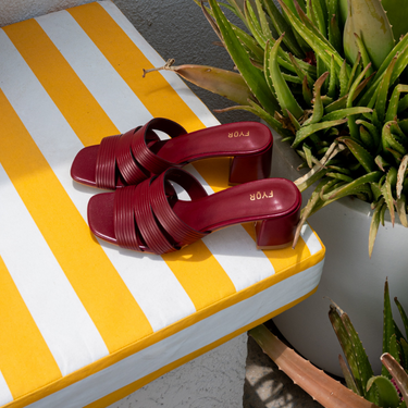 FYOR Box Heel #color_maroon