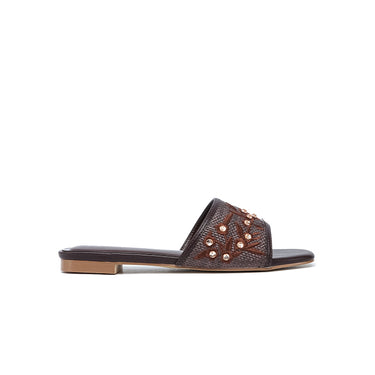 FYOR Flat Sandal #color_brown