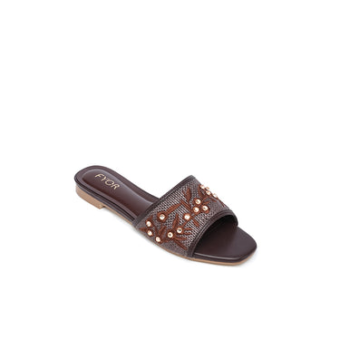 FYOR Flat Sandal #color_brown