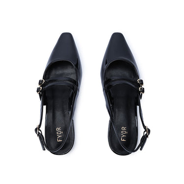 FYOR Flat Sandal #color_black