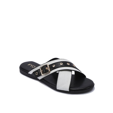 FYOR Flat Sandal #color_black