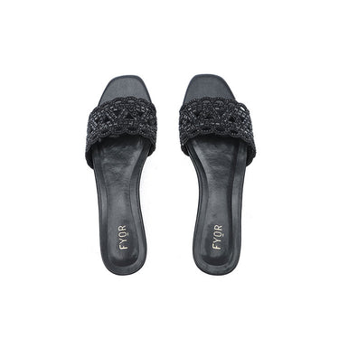 Fyor MY 319 Flat sandal #color_black