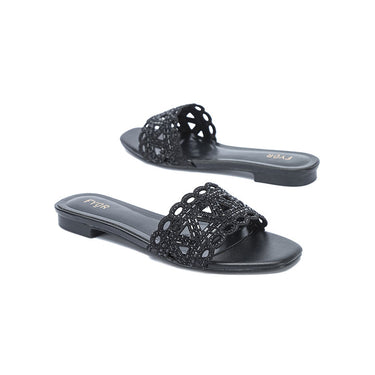 Fyor MY 319 Flat sandal #color_black