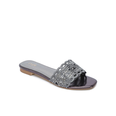 Fyor MY 319 Flat sandal #color_gunmetal