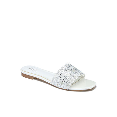 Fyor MY 319 Flat sandal #color_white