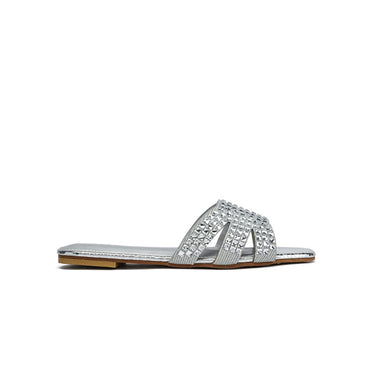 Fyor MY 333 Flat sandal #color_silver