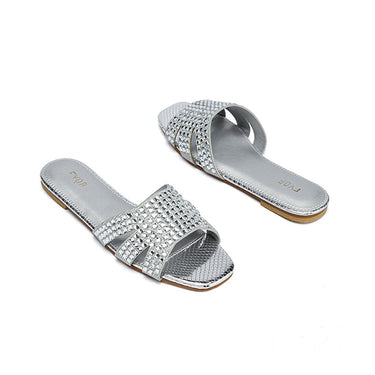 Fyor MY 333 Flat sandal #color_silver