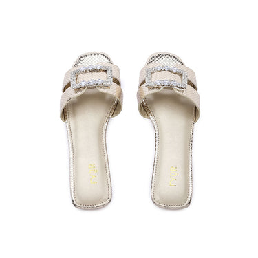 FYOR Flat Sandal #color_gold