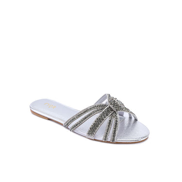 FYOR Flat Sandal #color_silver