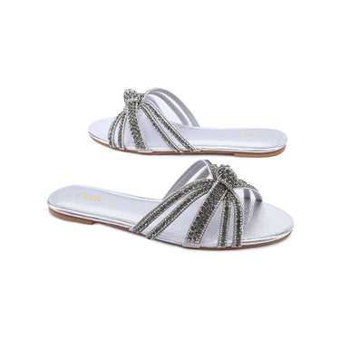 FYOR Flat Sandal #color_silver
