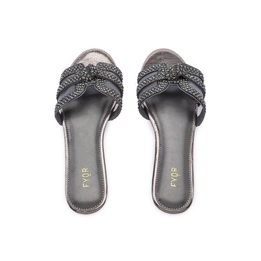 FYOR Flat Sandal #color_gun