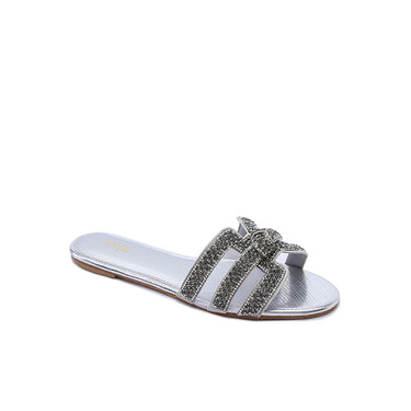 FYOR Flat Sandal #color_silver