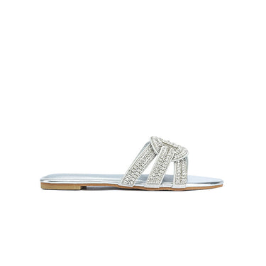 FYOR Flat Sandal #color_silver