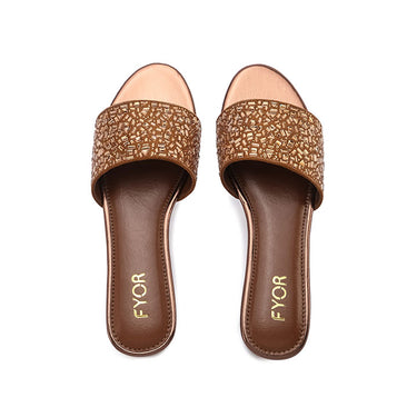 FYOR Flat Sandal #color_bronze